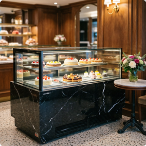 Congeladores Comerciales de Mostrador para Exhibición de Pastelería, Hechos de Vidrio, Ideales para Exhibición de Postres de Alta Gama en Cafeterías y Hoteles - Product Image 6
