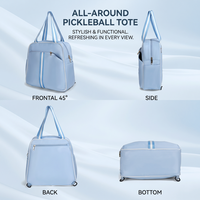 Sac de raquette de padel et de pickleball personnalisé avec logo, design chic multifonctionnel, durable, résistant à l'eau, en polyester léger et de haute qualité