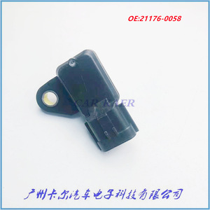 เซ็นเซอร์วัดแรงดัน 21176-0058 แบบติดตั้งบนแชสซี ชนิด Piezoresistive สำหรับท่อร่วมไอดีรถจักรยานยนต์คาวาซากิ - Product Image 1