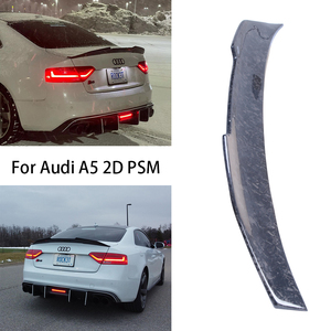 For A5 B8 B8.5 2Door Coupe 8T3 PSM Style Forged Carbon Fiber Rear Spoiler Trunk Wing 2007-2017 - Product Image 2