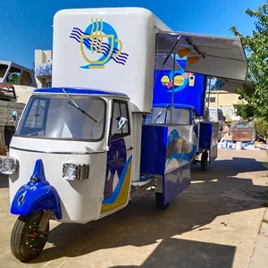 Camion alimentaire mobile Boulangerie Chariot alimentaire Concession Taco Remorque avec cuisine complète Four Friteuse Grill Poêle Ape à vendre USA