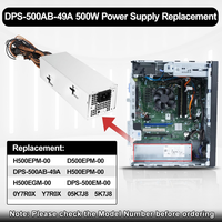 Alimentation 500W pour Dell Optiplex 3050MT 7060MT 7070MT 7080MT H460EBM-00 D500EPM-00 5K7J8 Y7R0X 500W