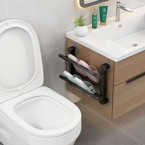 Foldable <b>Wall</b> <b>Mounted</b> <b>Shoe</b> <b>Rack</b> 60X70cm Durable Bathroom Shelf For Sports <b>Shoes</b> - Product Image 3