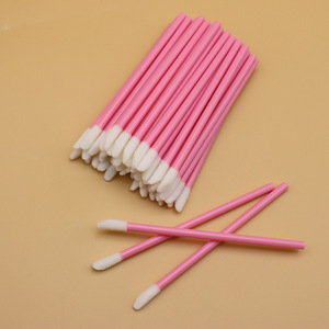 50 Piezas de Micro Pinceles de Nailon Desechables para Brillo y Bálsamo Labial, Herramientas Cosméticas de Maquillaje, Aplicadores con Mango para Extensiones de Pestañas y Rímel - Product Image 3