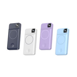 พาวเวอร์แบงค์แม่เหล็กคุณภาพสูง 10000mAh พร้อมสายชาร์จคู่ในตัว - Product Image 1