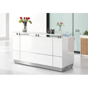 Comptoir de réception moderne pour salon, club-house, bar, caisse, bureau d'accueil, caissier, magasin d'entreprise, mobilier de magasin - Product Image 4