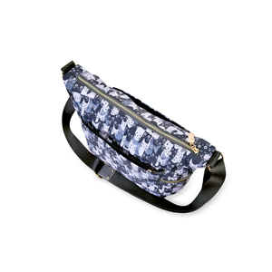 Bolso cruzado de nailon ligero con múltiples bolsillos y cremalleras, bolso bandolera informal para mujer, mochila de pecho para viajes al aire libre - Product Image 3