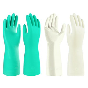 Gants en nitrile pour la maison, épaissis et allongés, multi-usages, résistants à l'usure, imperméables, résistants à l'huile, pour la restauration et la vaisselle - Product Image 1
