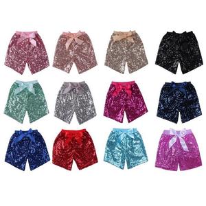 Pantalones Cortos Brillantes con Lentejuelas de Arcoíris para Niña, Pantalones Cortos Coloridos y Encantadores para Bebé - Product Image 6