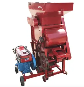 peanut huller hulling shell removing machine