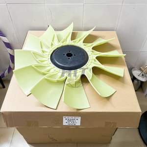 ใบพัดลมระบายความร้อนเครื่องยนต์ดีเซล <span class=keywords><strong>Hitachi</strong></span> Excavator EX200-5G 6BG1 แบบสี่รู 12 ชิ้น น้ำหนัก 5 กิโลกรัม รับประกัน 3 เดือน - Product Image 3