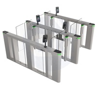 Wan Cartoon Anti-Talonnage Swing Porte Coulissante Embarquement Barrière Optique Haute Vitesse Douane Ab Porte Tourniquet