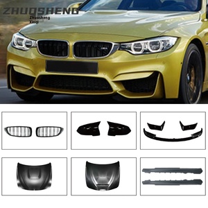 Para BMW Serie 4 M4: Parachoques Delanteros y Traseros Grandes Personalizados con Salida de Escape Cuádruple, Faldones Laterales, Nuevo Estado, Marca ZSXQ357 - Product Image 5