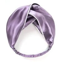 Chouchous en Soie 100% Soie Élastiques pour Femme - Style Tendance Toutes Saisons Utilisation Quotidienne et Extérieure