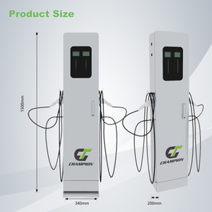 สถานีชาร์จไฟฟ้าแบบตั้งพื้น 14kw/22kw/44kw รุ่นใหม่ รองรับมาตรฐาน GB/T/Type1/Type2 หัวชาร์จคู่ พร้อมระบบ OCPP APP/RFID สำหรับใช้งานเชิงพาณิชย์/ที่บ้าน มาตรฐาน IP54 - Product Image 3