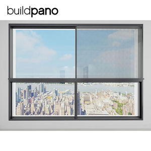 防音水平ストームカスタムカラースライドガラスアルミプロファイル窓アルミ小型スライド窓 - Product Image 6