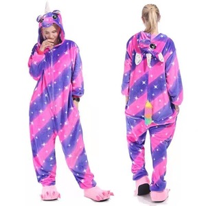 Venta caliente Navidad pijamas dibujos animados lindo ropa de dormir mujeres felpa franela Pijamas conjunto Cosplay <span class=keywords><strong>Kigurumi</strong></span> Pijamas - Product Image 1
