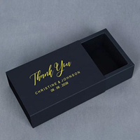 Boîte en papier personnalisée d'usine, boîte à tiroir de luxe pour chocolats et bonbons, boîte cadeau dorée pour mariage et fête, emballage de produit avec logo