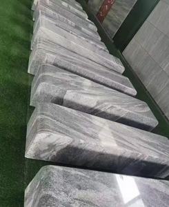 Dalles de granit naturel <span class=keywords><strong>Amoy</strong></span> Sand, effet vague de neige nocturne, pour extérieur, martelées, flammées, polies, façonnées - Product Image 1