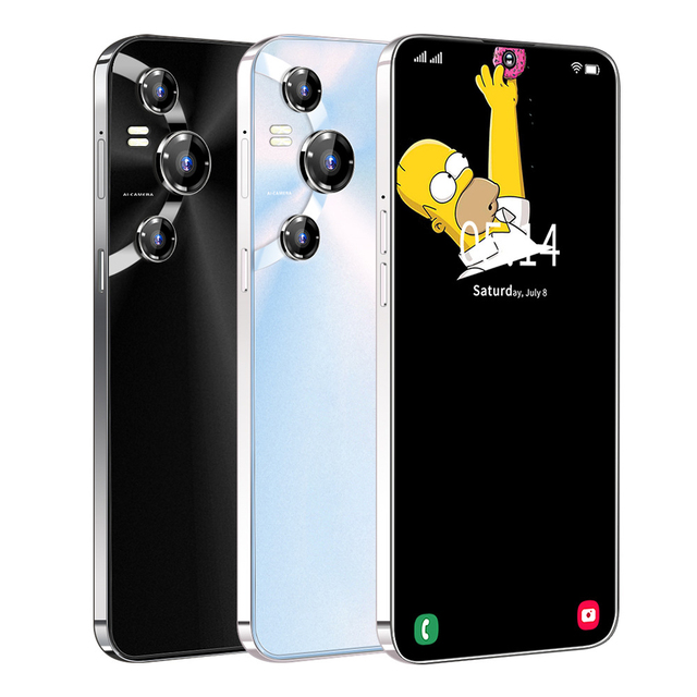 2026 New Design Unlocking 4G 5G Smartphone Dual Card 7.3 Inch Clear Screen 8GB+ 256GB Android 13 OS Octa Core GSM Mobile Phone
