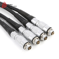 Penerbangan pemrosesan Plug YC8-2 inti soket konektor dengan 3 4 5 6 kabel Harness
