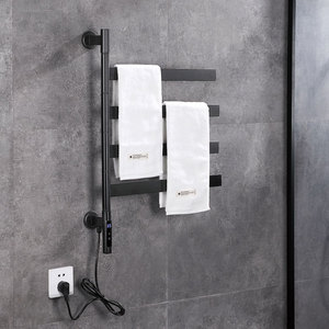 Assurance qualité nouveau Design <span class=keywords><strong>radiateur</strong></span> de salle de bain électrique chauffant noir porte-serviettes élément chauffant sèche-serviettes pour porte-serviettes chauffant - Product Image 5