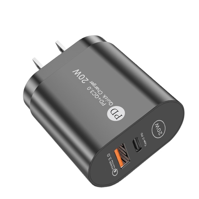 12W PD USB Type-C Fast Charging Phone Charger 5V2.4A Adapter EU US UK Wall Plug for iPhone Samsung Huawei Xiaomi