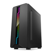 Factory Customized Impact Pc Pink Computer Case Sea View Room Micro ATX/ITX Gaming & Towers Case Mini Empty Pc Computer Case