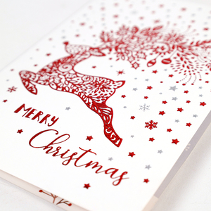 Nuevas tarjetas de impresión personalizadas 19*25,8 cm saludo de Navidad - Product Image 3