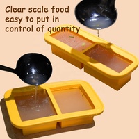 Plateau de congélation en silicone sans BPA avec couvercle plateau de congélation en silicone à dégagement facile moules de congélation des aliments congeler et conserver la soupe