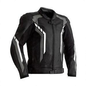 Chaqueta de Motociclismo para Hombre Vanucci, Cuero Genuino de Vaca, Equipo de Protección Nivel 2 CE con Soporte para la Espalda - Product Image 1