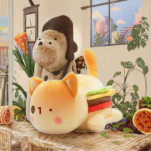 APMAU Orsacchiotto Luminoso Peluche Gatto Antistress Lavabile Super Morbido Regalo di Compleanno Accessorio con Etichetta Logo - Product Image 3