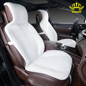 Australie véritable peau de mouton véritable fourrure courte sièges de voiture universels housses de voiture pour <span class=keywords><strong>bmw</strong></span>/toyota/honda/tesla - Product Image 1