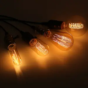 Ampoule Edison Vintage 25W 40W 60W, ampoules à incandescence pour lustre, Suspension, plafonnier