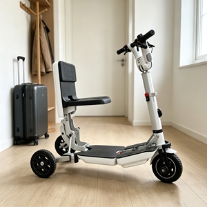 Tricycle pliable léger, best-seller, design compact, scooter de mobilité à trois roues, moteur 350W pour les voyages en extérieur - Product Image 3