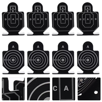 4 pièces cordon mobile extérieur de haute qualité réinitialiser cible de tir cible de forme humaine pour jeu de tir de cible en plein air