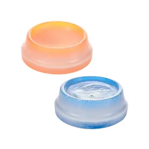 Summer Freeze Gel Lining Stay Cool Serves Fresh Cold Water Cat Dog Pet Frosty Cooling Bowl
