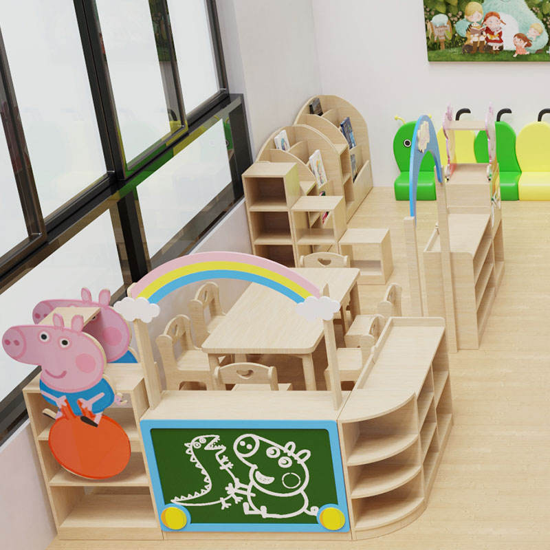 Set di mobili per bambini mobili drammatici da ragazza