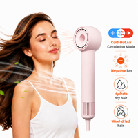 Sèche-cheveux professionnel AC 1600W à haute vitesse 110 000 tr/min, diffuseur ionique, température intelligente NTC, OEM, portable, pour hôtel, vente en gros