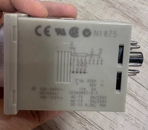 Minuterie à semi-conducteurs <span class=keywords><strong>O</strong></span>-mron H3CR-A, multifonction, tension universelle AC100-240 DC100-125, relais de contrôle haute précision - Product Image 4