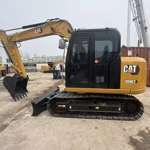 Excavadora usada de alta calidad Cat308E2 de 8 toneladas, máquina hidráulica de cadenas de segunda mano, pocas horas de uso, EPA/CE, entrega rápida, en stock. - Product Image 1