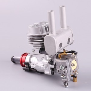 Motor RCGF de 10cc con escape trasero para modelo de avión RC, kit metálico sin ensamblar, para uso en exteriores. - Product Image 2
