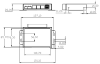 Module intelligent de vision à faible erreur avec protection IP40, 24VDC, précision de 1 cm pour la reconnaissance de palettes, kit de modules de capteurs polyvalents pour AGV