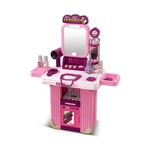KSF 2025 Offre Spéciale commode voyage valise maquillage ensemble jouets en plastique semblant jouer coiffeuse préscolaire pour enfants jouets - Product Image 1
