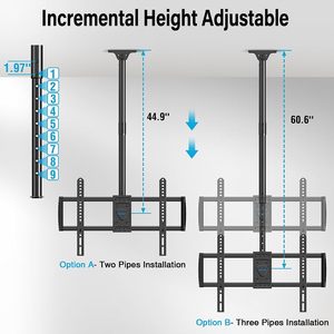 Ceiling <strong>TV</strong> <strong>Mount</strong> Hanging Height Adjustable Full Motion <strong>TV</strong> Bracket Living Room Wall <strong>Mount</strong> <strong>TV</strong> Bracket - Product Image 6