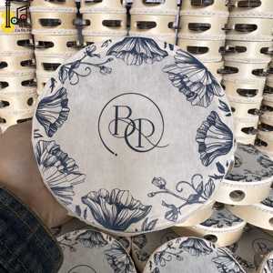 เครื่องดนตรีไม้แบบสั่นสะเทือน ขนาด 6 นิ้ว สำหรับงานแต่งงาน งานปาร์ตี้ งานเต้นรำ  กลองแทมบูรีน ราคา - Product Image 2