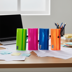 Fluorescent Document Bag 12Pcs Ref 13145 Mnj - Product Image 2