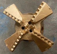Prix d'usine de 4 lames PDC bit 152mm 165mm PDC bit pour les mineurs