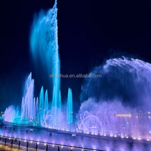 Aanpasbare muziekfonteinen, met waterstralen die in ritme bewegen naar de muziek, verbeteren de interactie van het milieu. - Product Image 1