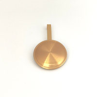 Kits de pendule d'horloge portable AIDA Square Modern Metal, mouvement mécanique, longueur 150 mm, pour bricolage